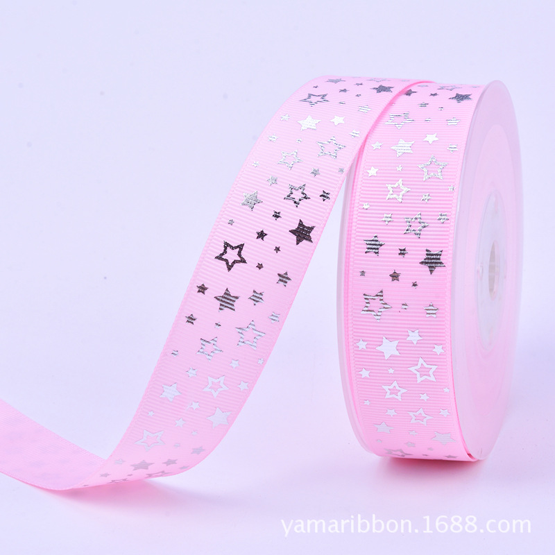 Yao Ming cinta de primavera tropical estilo serie caliente plata estrella costilla cinta hecha a mano DIY accesorios para el cabello accesorios de ropa