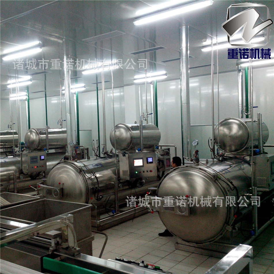 饮料杀菌锅罐装饮料蛋白饮品玻璃瓶高温灭菌全自动喷淋不锈钢