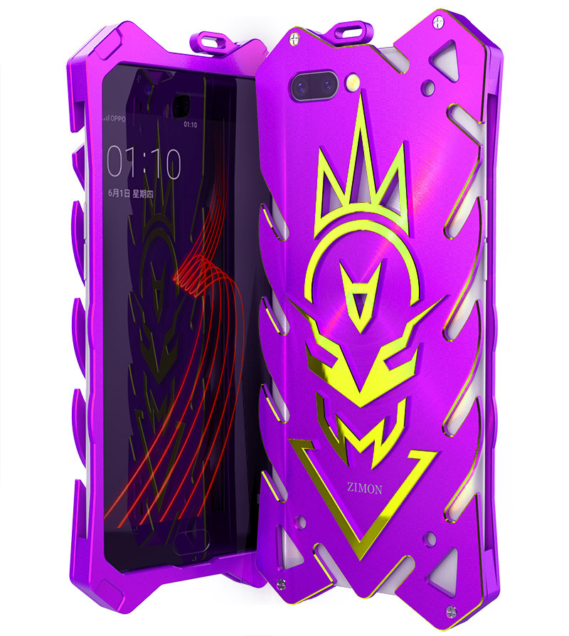 SIMON New THOR II Aviation Aluminum Alloy Shockproof Armor Metal Case Cover for OPPO R11 & OPPO R11 Plus