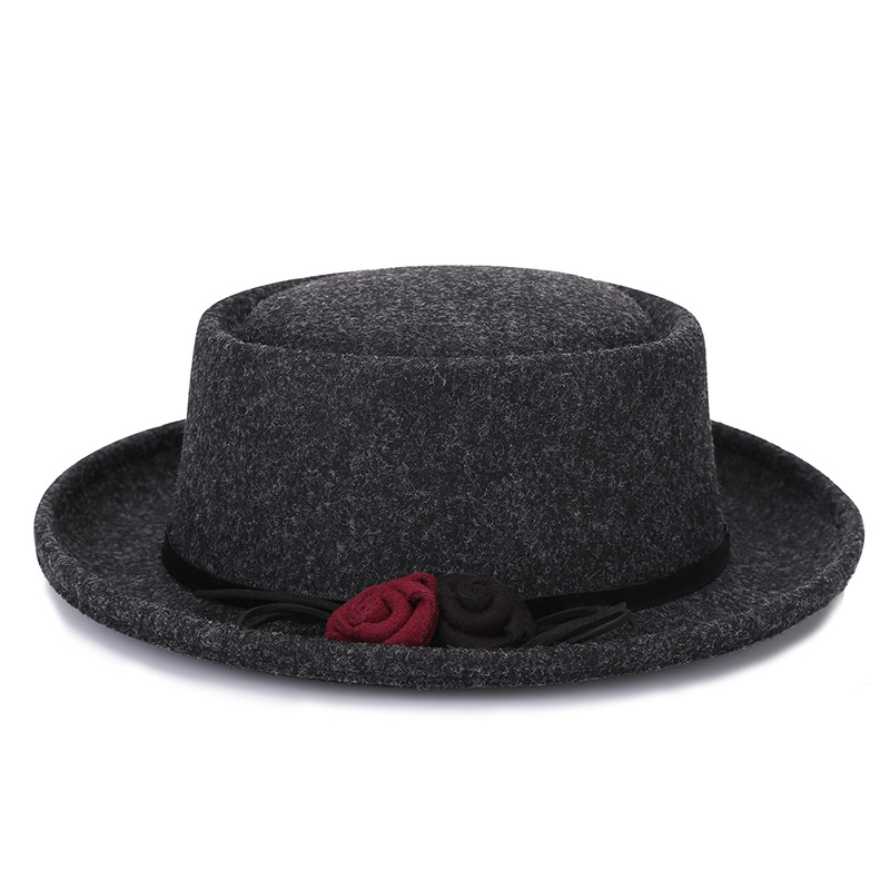 2020 sombrero de Jazz de lana estilo coreano sombrero de mujer otoño e invierno al aire libre cálido sombrero de mujer Amazon fábrica al por mayor image 4