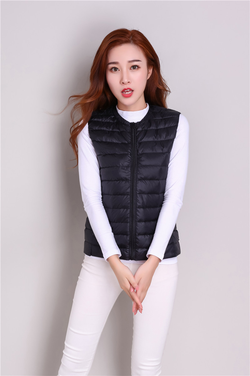 Gilet femme en Duvet de canard blanc - Ref 3316304 Image 30