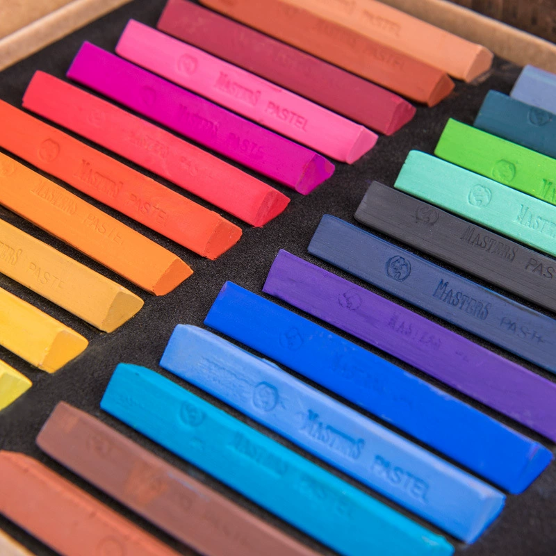 Genuine Mali 24/36/48 color high -grade color powder brush dyeing hair stick powder color stick color powder pen