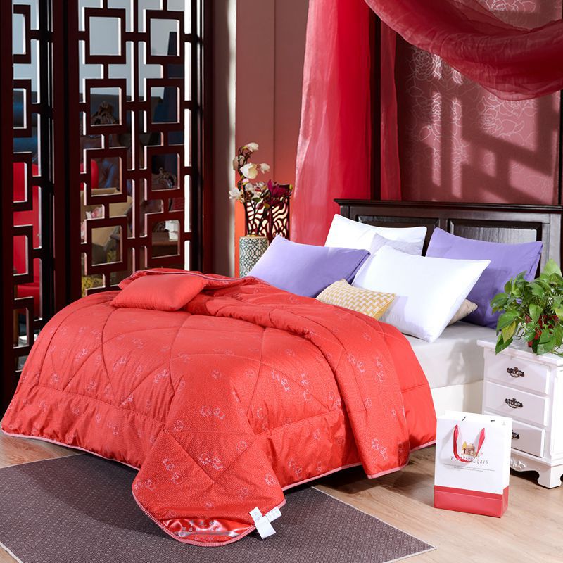 當天發貨會銷禮品羊毛被可以配禮盒 特價羊絨冬被 展銷駝絨禮品被