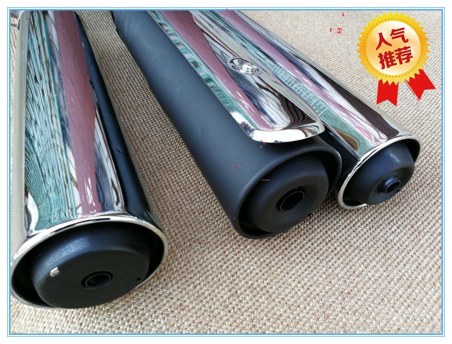 Xe máy xe cong chùm xe Dayang Haojue 110 Tai Honda 110 xe máy muffler ống xả ống khói