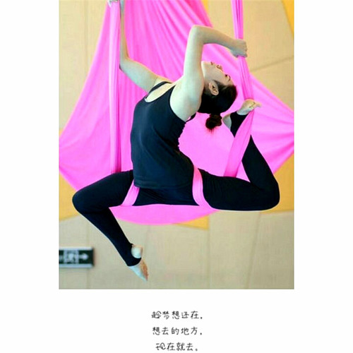 Thickened cloth 2.8x5 meters anti-gravity aerial yoga hammock YOGA SWING elastic hammock Aerial yoga