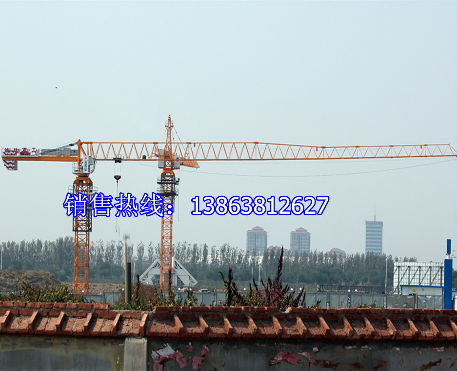 山东鸿达6吨5515、5511液压自升平头塔机 平头塔吊 塔式起重机