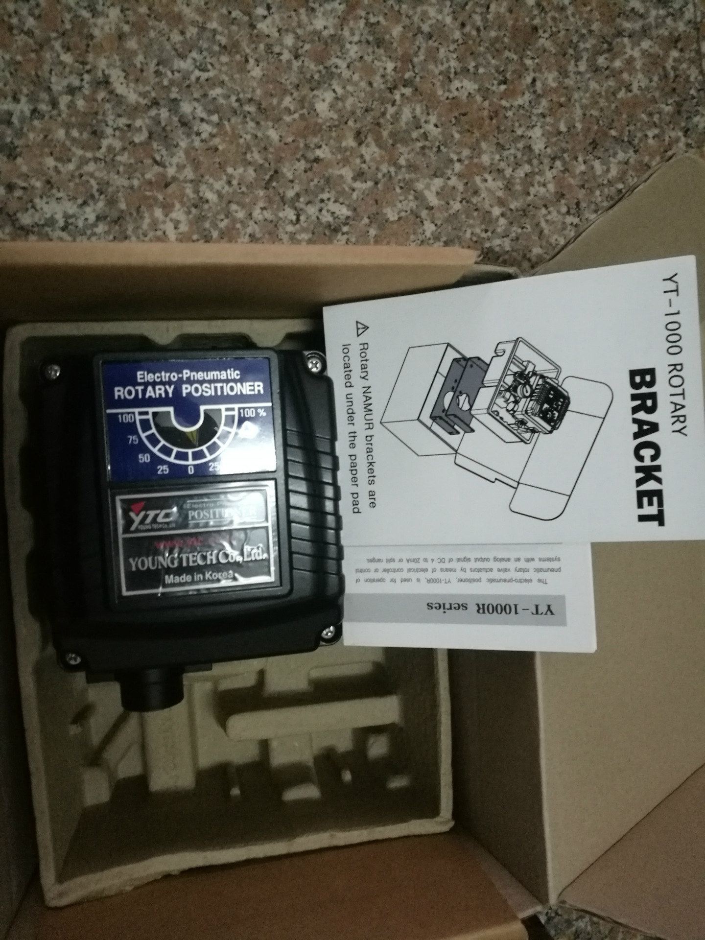 YTC韩国永泰电气阀门定位器YT-1000RDN132S00 YT-1000RDM131S00