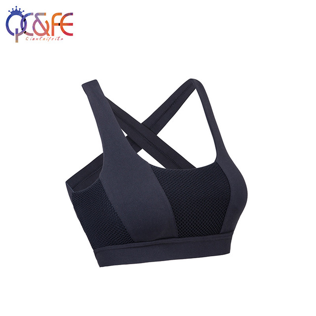 Sports bra shock proof stereotyped running fitness cross-back underwear vest bra