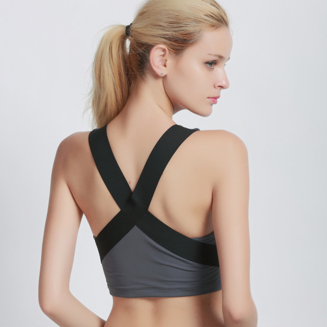 New sports bra nylon Yoga suit shockproof sports bra sports bra yoga sports vest