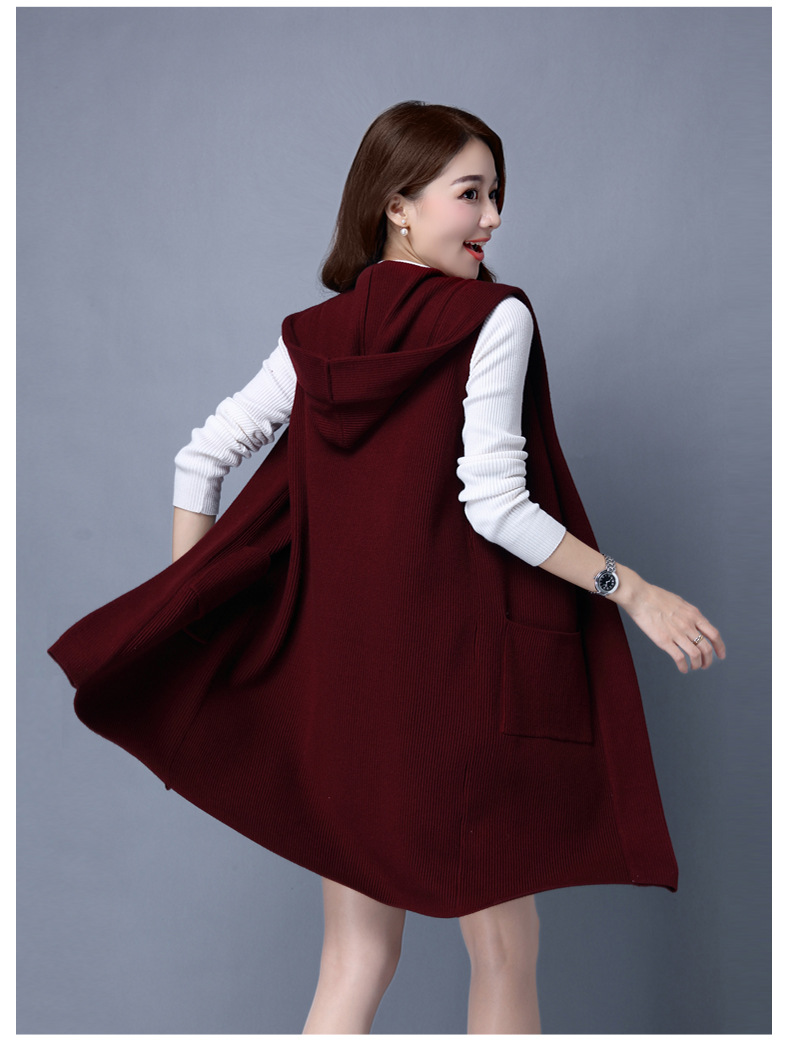 Gilet femme CYGNE ROUGE PLUIE en Tricot - Ref 3317300 Image 13