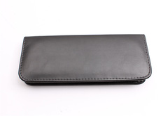 Black Hair Scissors Case, Hair Cutting Scissors Kit, 2-Piece Tool Set, No Logo