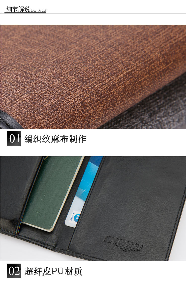 Retro Multi-function Men's Wallet display picture 7