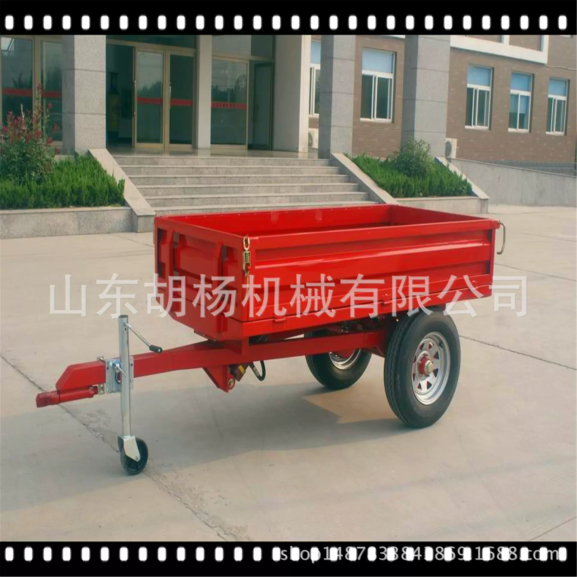 供应1吨农用拖车 后翻液压|自卸胡杨牌农用接受生产定做