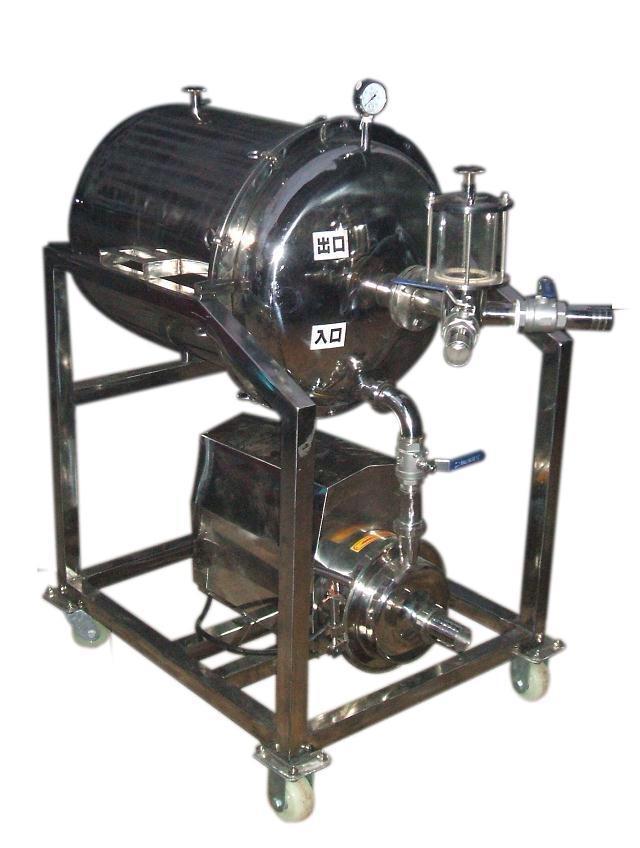 国富厂家直销 不锈钢硅藻土过滤器 双联袋式砂棒钛棒过滤器