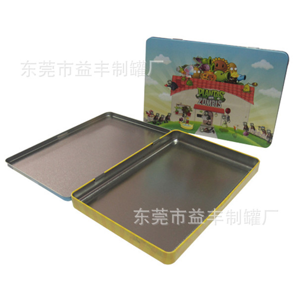 马口铁盒厂家订做彩印长方马口铁盒供应各类明信片铁盒