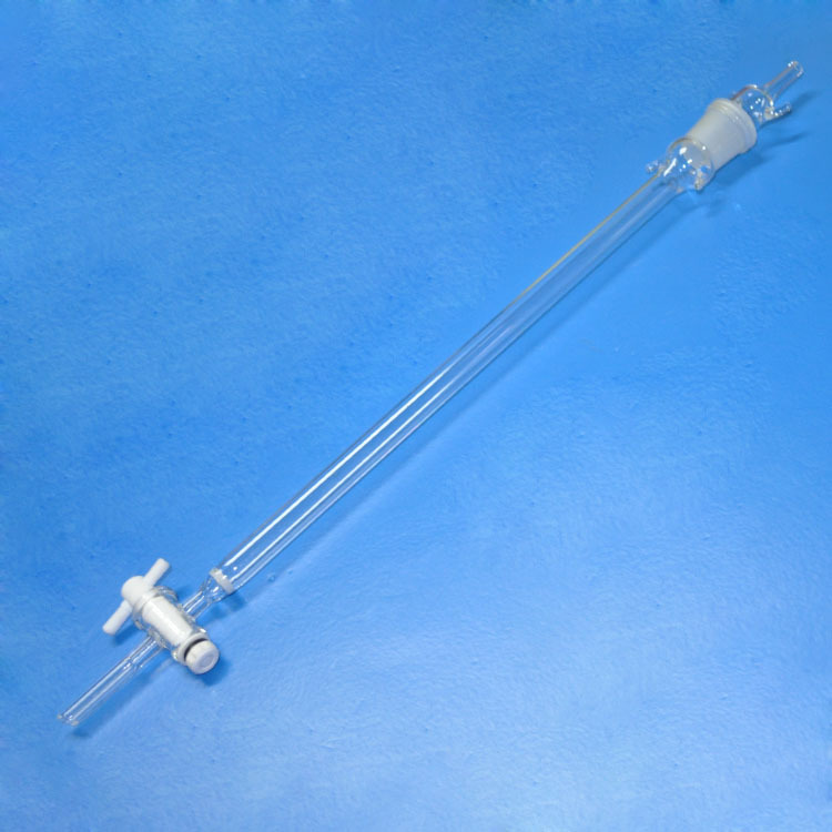 厂家直销 玻璃层析柱 具砂芯 具四氟节门24标准口 规格可定制