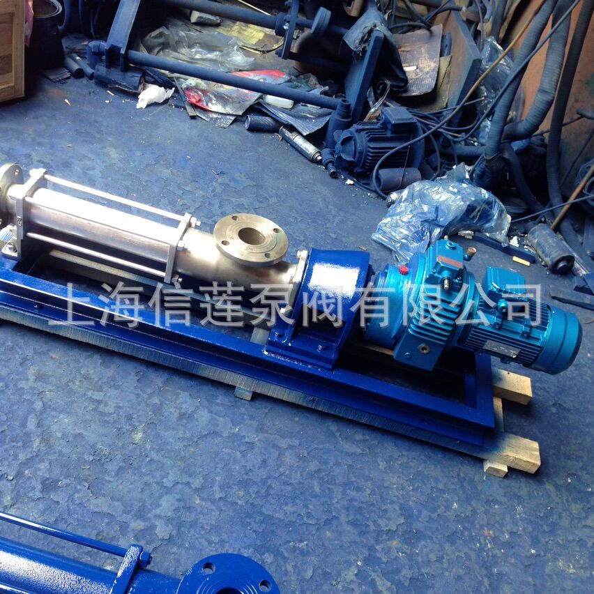 不锈钢304螺杆泵G40-1单螺杆泵 G型单316L单螺杆泵浓浆泵