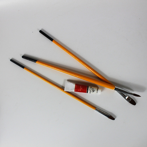 Manufacturer batch practice studio with wolf hair brush gouache flat peak oil brush acrylic brush gouache 6 sets