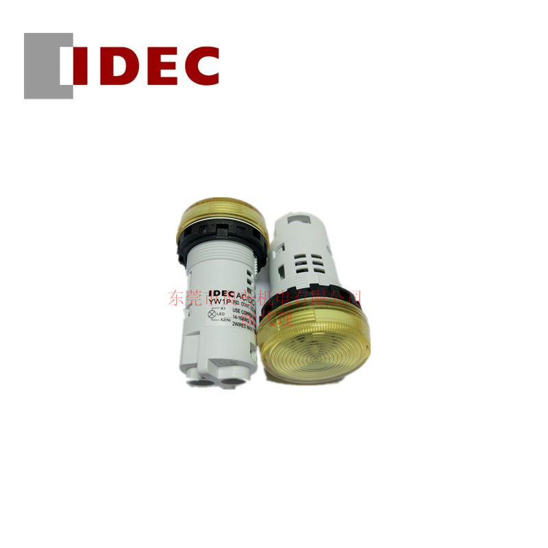 IDEC和泉一体式指示灯YW1P-1UQ4Y和泉指示灯一体24V全新原装正品