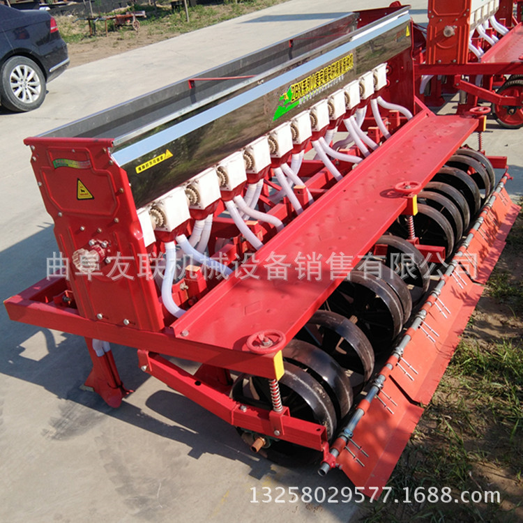 省力高效的谷子精播机 手推多功能谷子播种机 人力四行蔬菜播种机