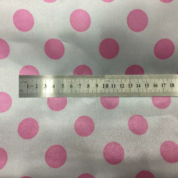2.3cm white base powder dots