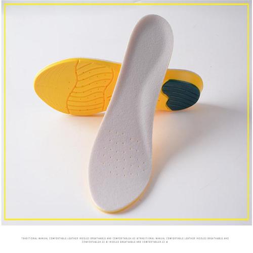 Shock-absorbing Sports Insole with PU Foam Memory Foam Breathable and Comfortable Insoles for Military Training, Basketball, and Running - Manufacturer Wholesale