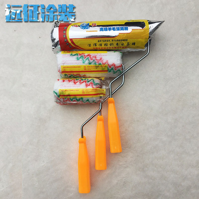 厂家直销乳胶漆涂料滚筒刷4寸6寸9寸胶水防水专用滚筒长毛滚筒刷