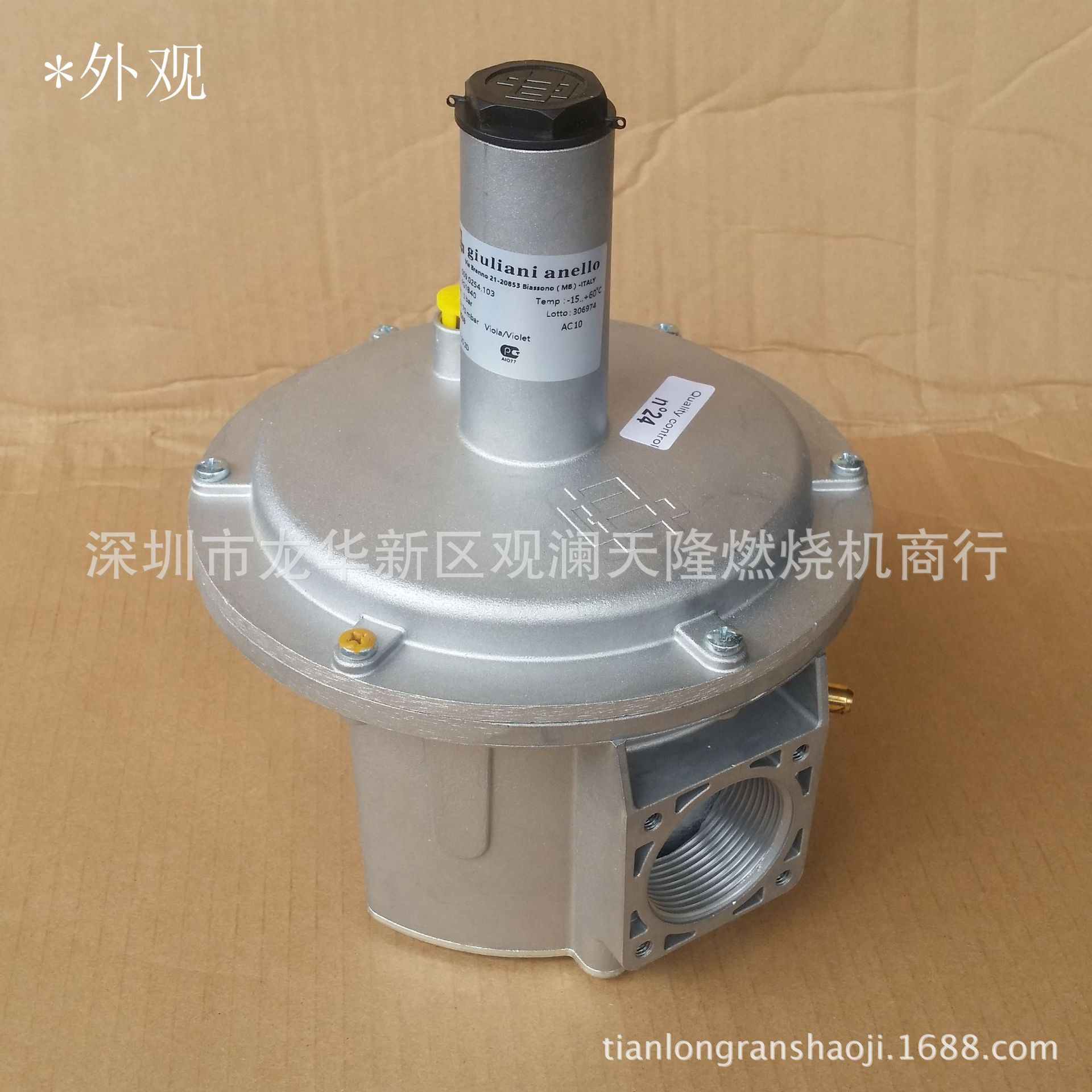 销售意大利朱利安尼giuliani anello牌FG1B40天然气液化气减压阀