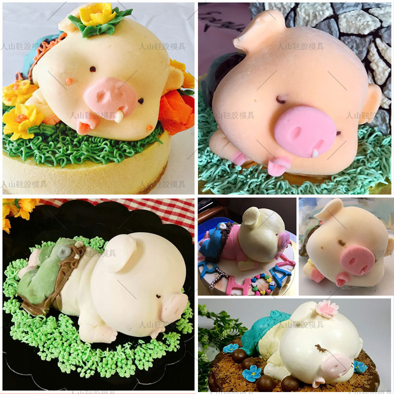 鼻涕猪慕斯蛋糕模具主图