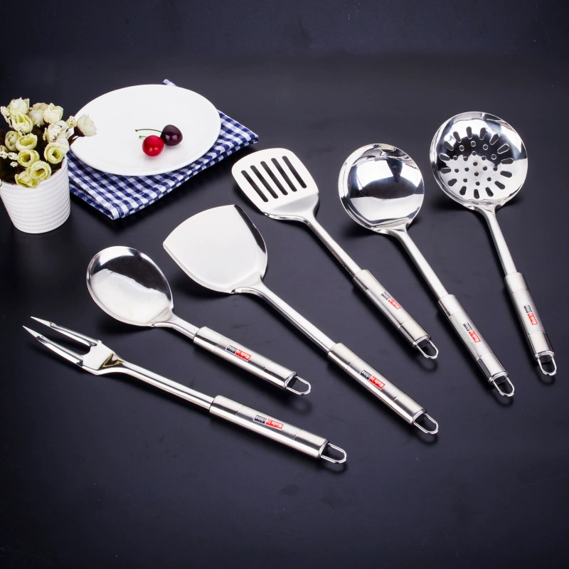 Magnetic Stainless Steel Kitchenware Set Cooking Spoon Pack Kitchen Electric Gift Spot Spoon Wholesale