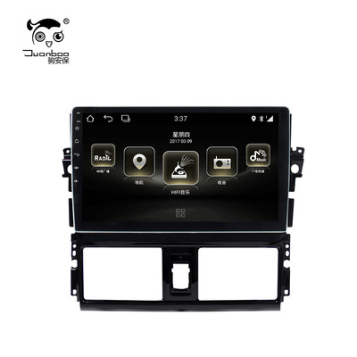 驹安保横屏机丰田新威驰10.1寸大屏DVD安卓功放车载导航