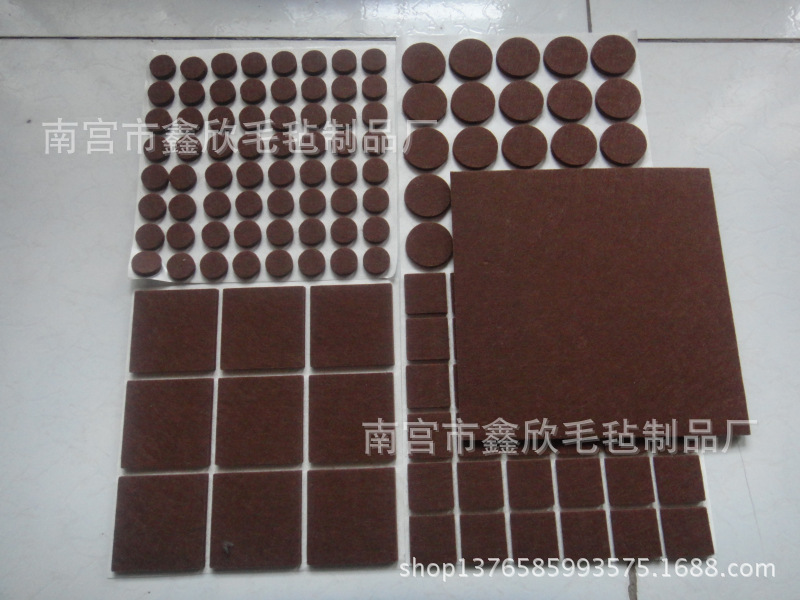 customized furniture Protective pads non-slip Gum felt Be made a scapegoat felt Tables and chairs door mat Color felt pad