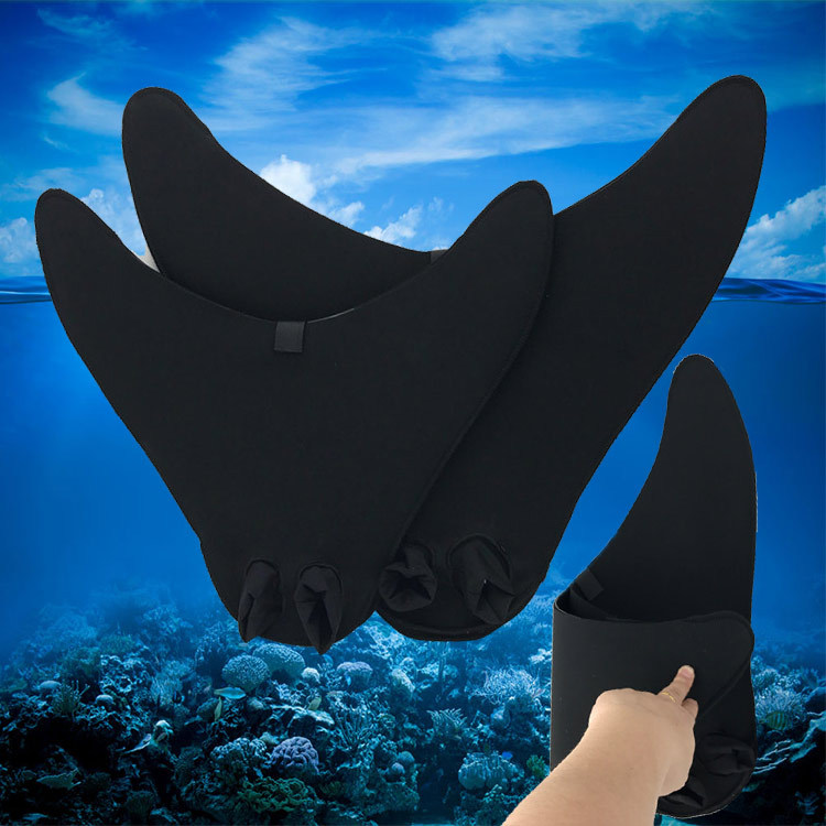 factory Direct selling new pattern Waterproof material monolithic Flippers adult children Feet Flippers mermaid Conjoined Flippers