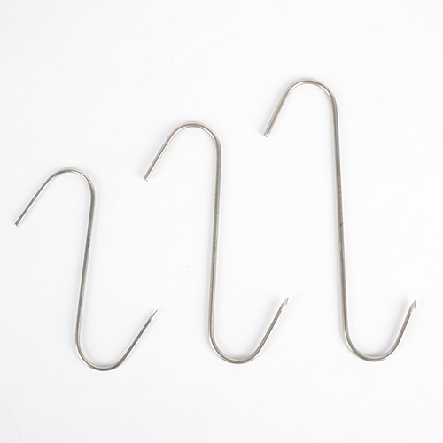 Manufacturer wholesale stainless steel S hook, barbecue hook, stainless steel kitchen and bathroom meat hook, hook wholesale