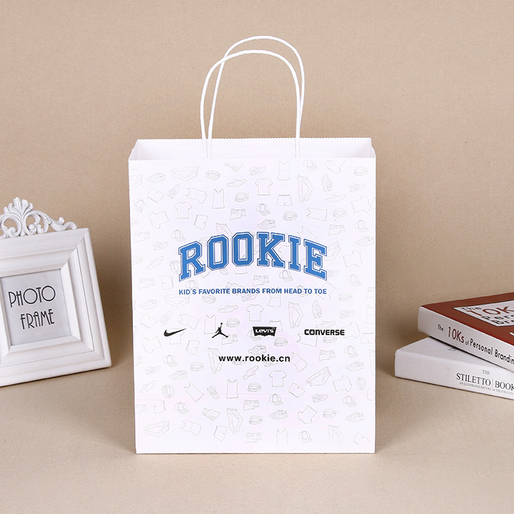 厂家定制手提袋外贸礼品包装牛皮纸袋可加LOGO