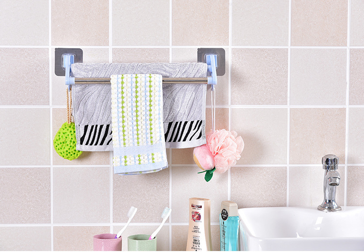 无痕双杆毛巾架