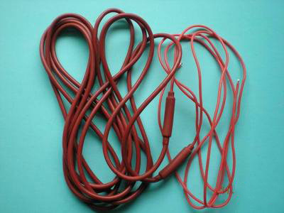 厂家供应电地暖碳纤维发热线 地板远红外加热线 硅胶铁氟龙加热线