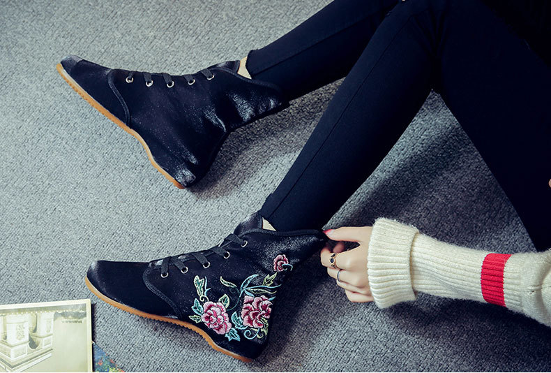 Bottes femme en Satin de soie - Ref 3355124 Image 22