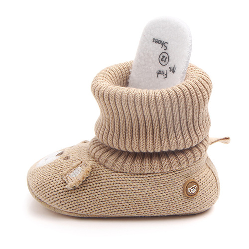 New baby woolen shoes, soft sole non-slip baby shoes, baby toddler shoes wholesale 0793