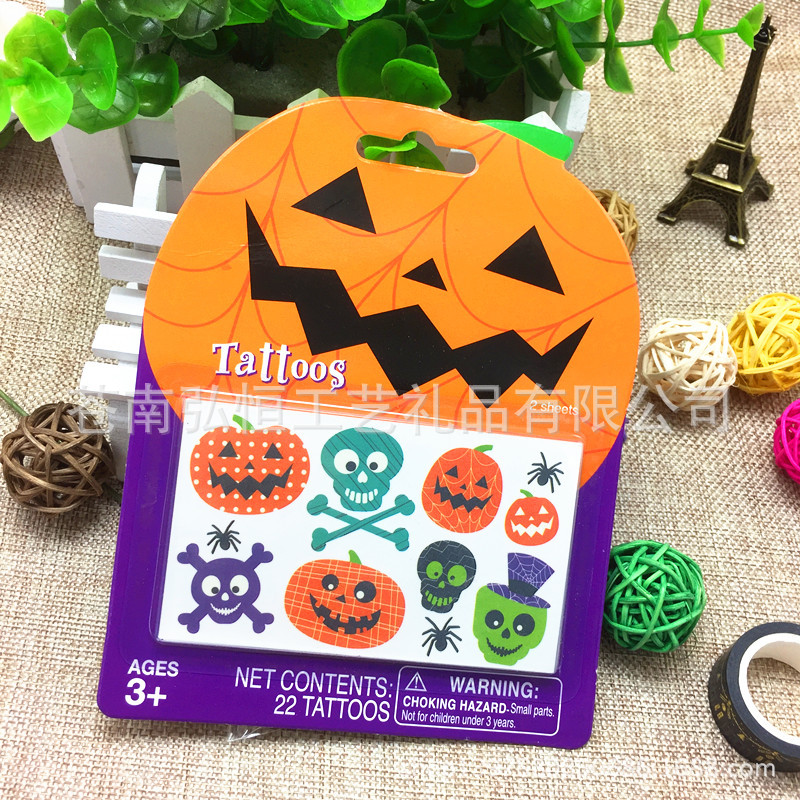 Pack, tattoo stickers, halloween