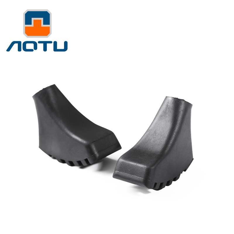Concave-convex pole tip cover accessories climbing pole foot cover ski pole non-slip mat crutch rubber cover foreign trade wholesale AT6338