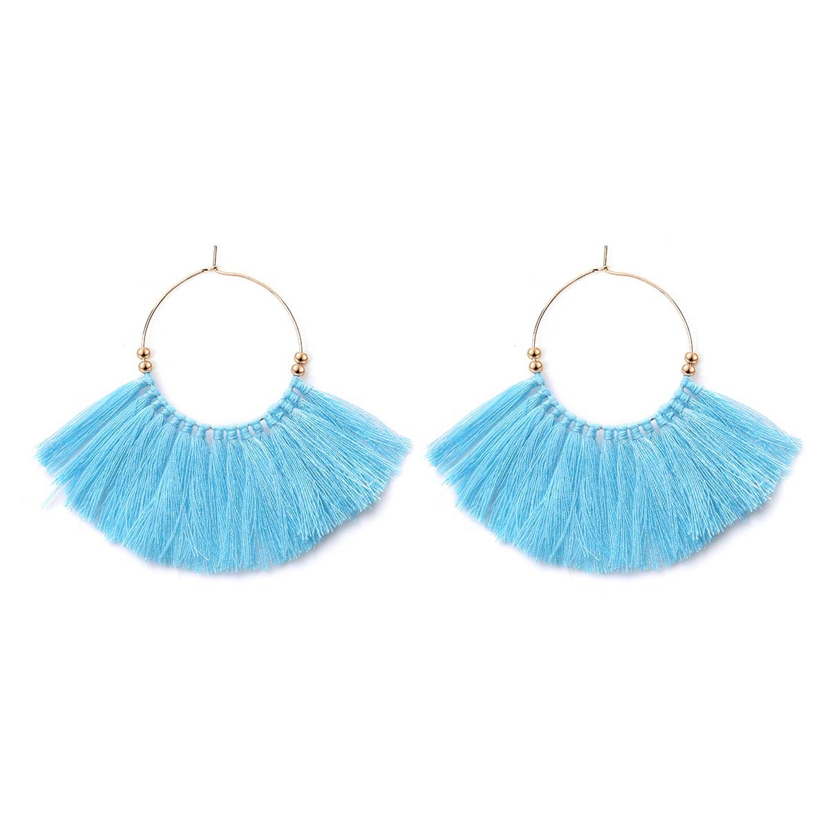 Occident and the United States alloy plating earring (B0805 Yellow)NHXR1457-B0805 Yellow