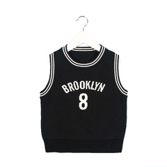 Ins Kids' Sweater 2019 Autumn New Arrival Children's Korean Style Spring Cotton Knit Top with Floral Print Back Design Trendy