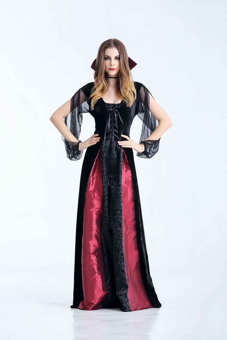 Halloween vampire witch cosplay costume nihaostyles wholesale halloween costumes NSQHM79107