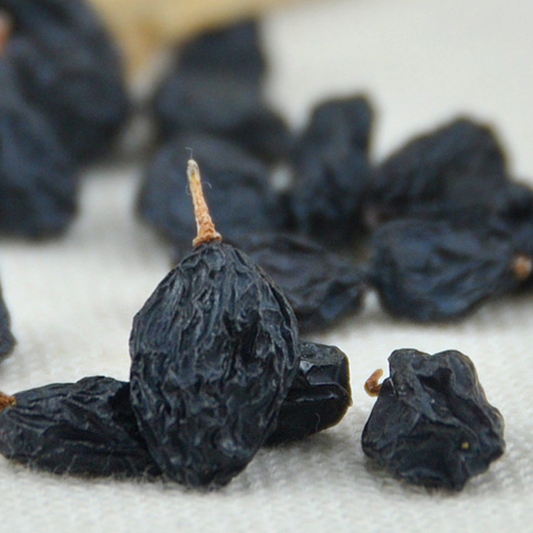 厂家供应一级黑玫瑰葡萄干 散装烘焙食品馅料颗粒饱满黑葡萄干