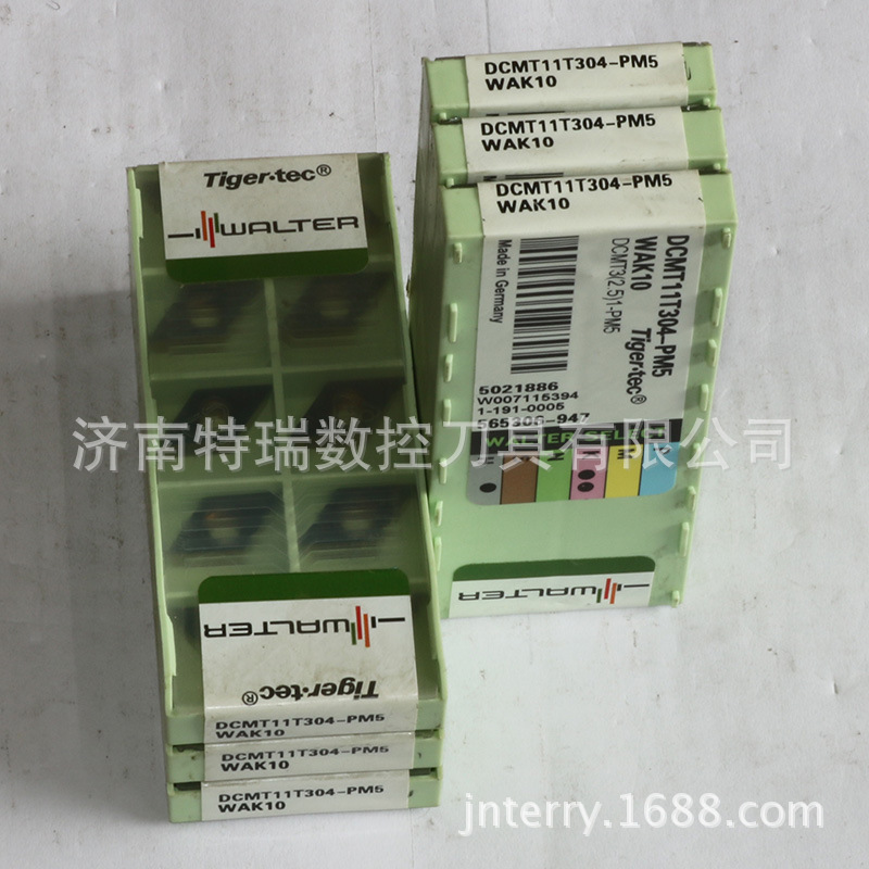 walter菱形55度数控车刀片DCMT11T308-PF WPP20内孔车刀片