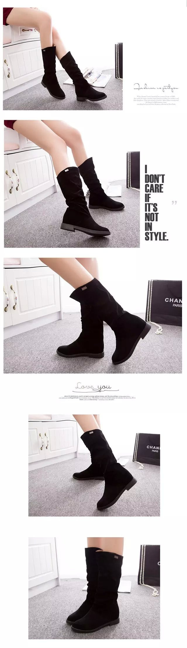 Bottes femme en Daim - Ref 3355930 Image 19