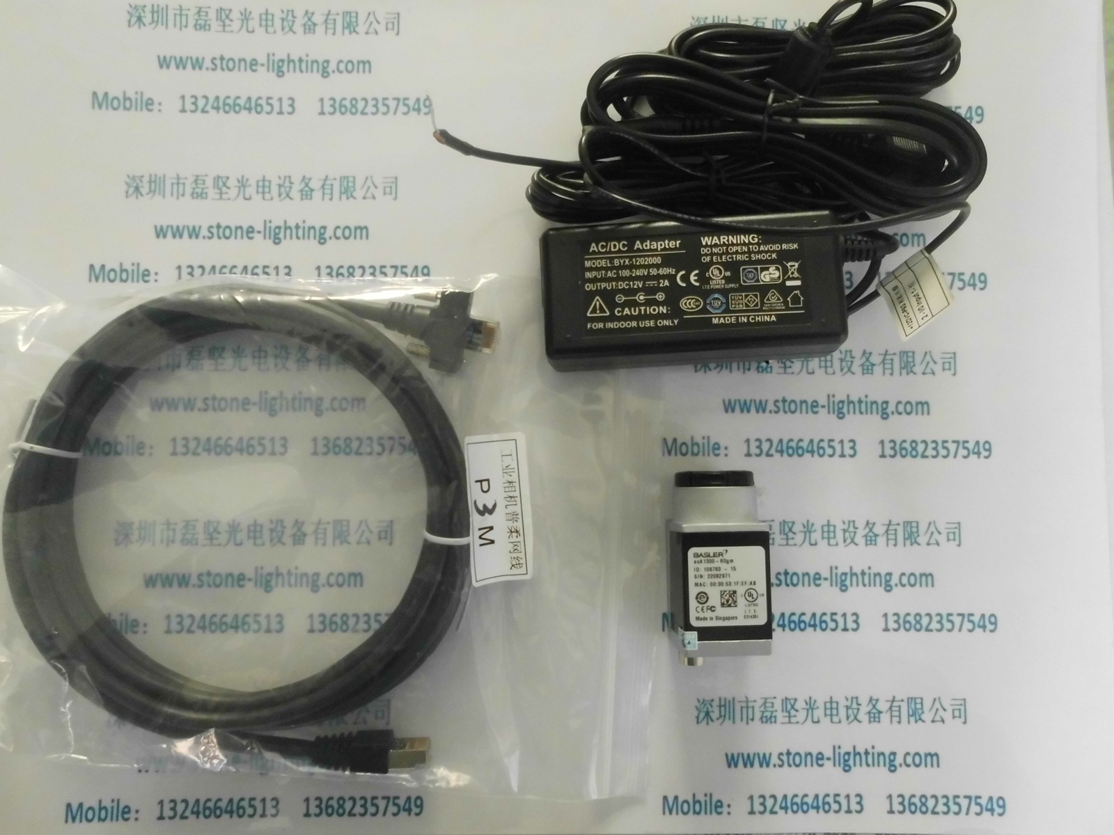 BASLER  工业相机普柔网线P3M原装供应搭配