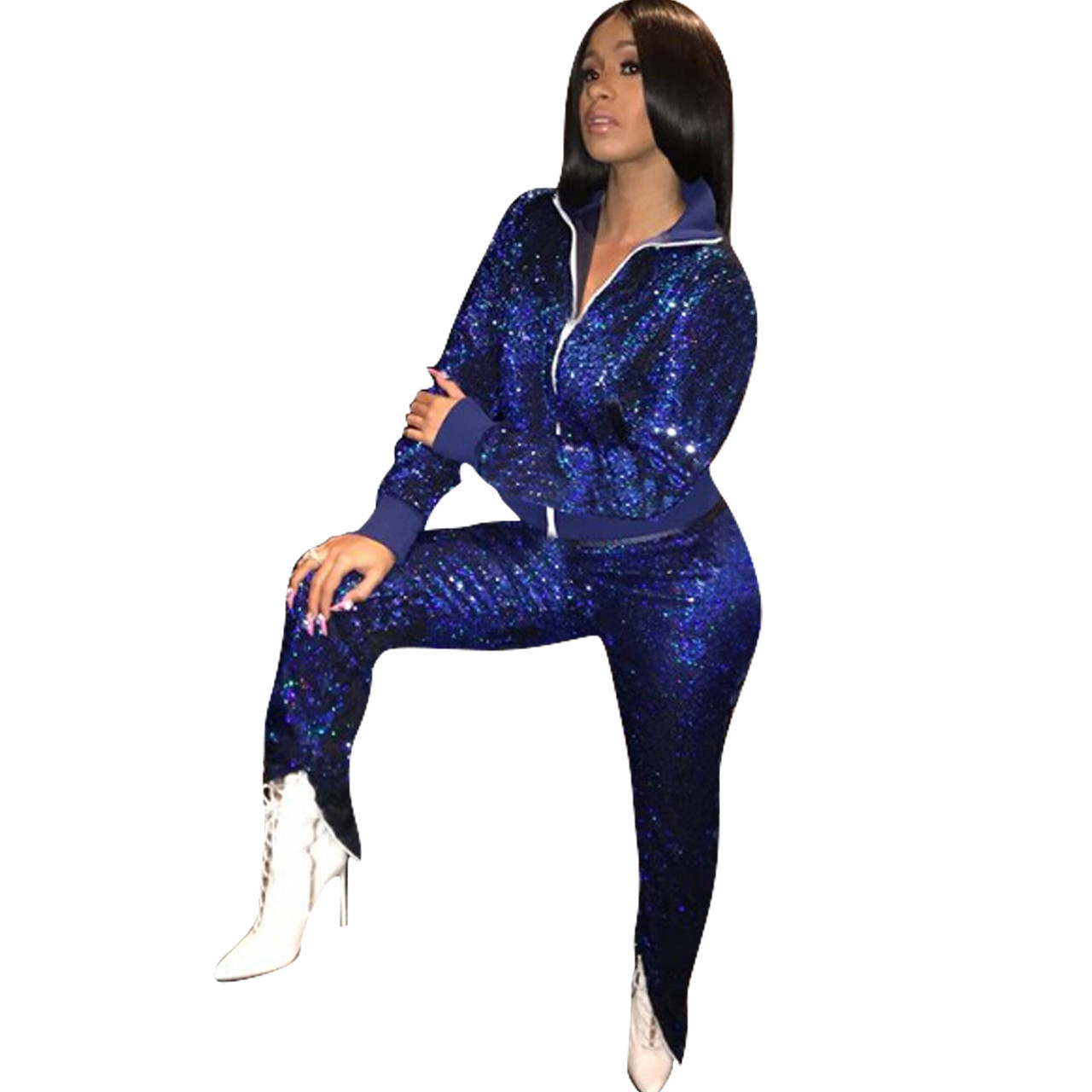 Best And Cheapest Womens Tracksuits Bling Bling Sequin Tracksuits 2018 ...