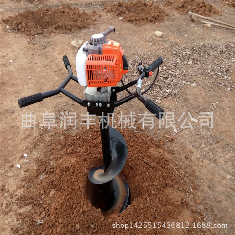 扭力强的挖坑机 路面栽树挖坑机 扎架子立柱挖坑机